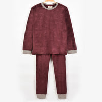 Melange Velour PJ Set