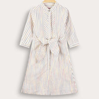Woven Striped Dress