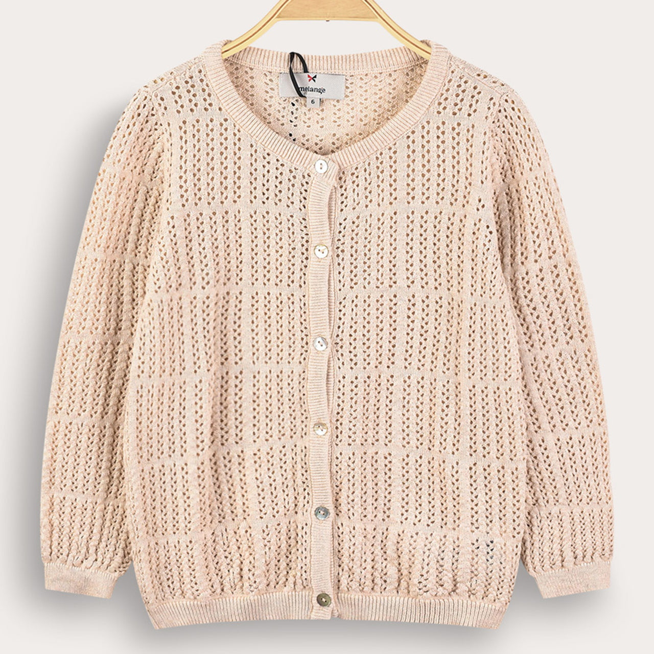 Melange Knit Cardigan