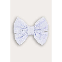 Cotton Lace Mini Bow Clip