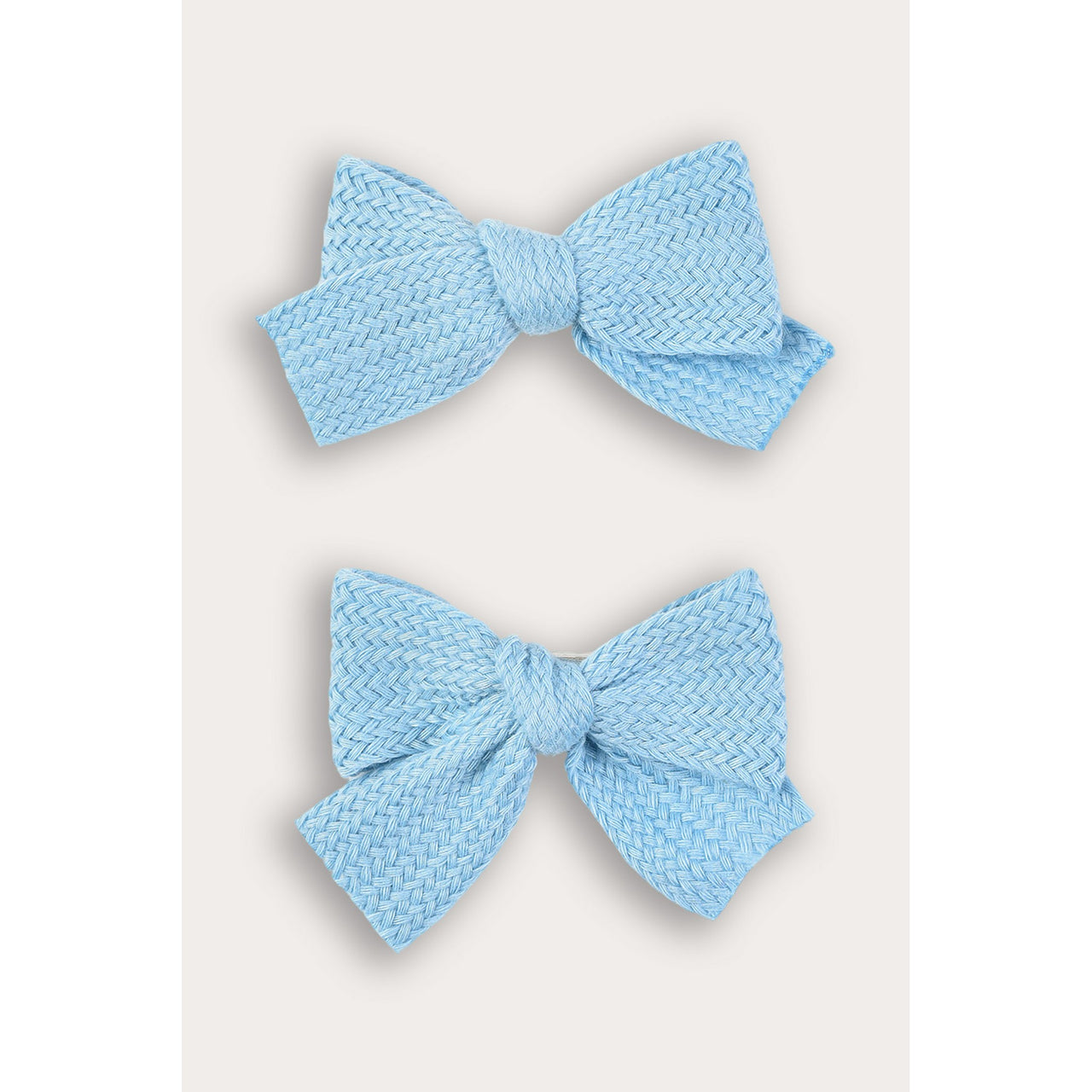 2PK Cotton Bow Clip