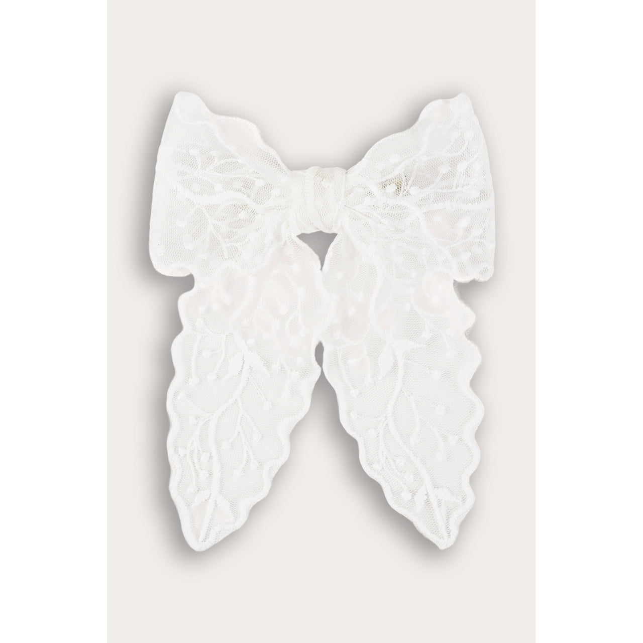 Lace Bow Clip