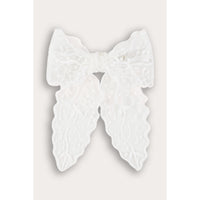 Lace Bow Clip