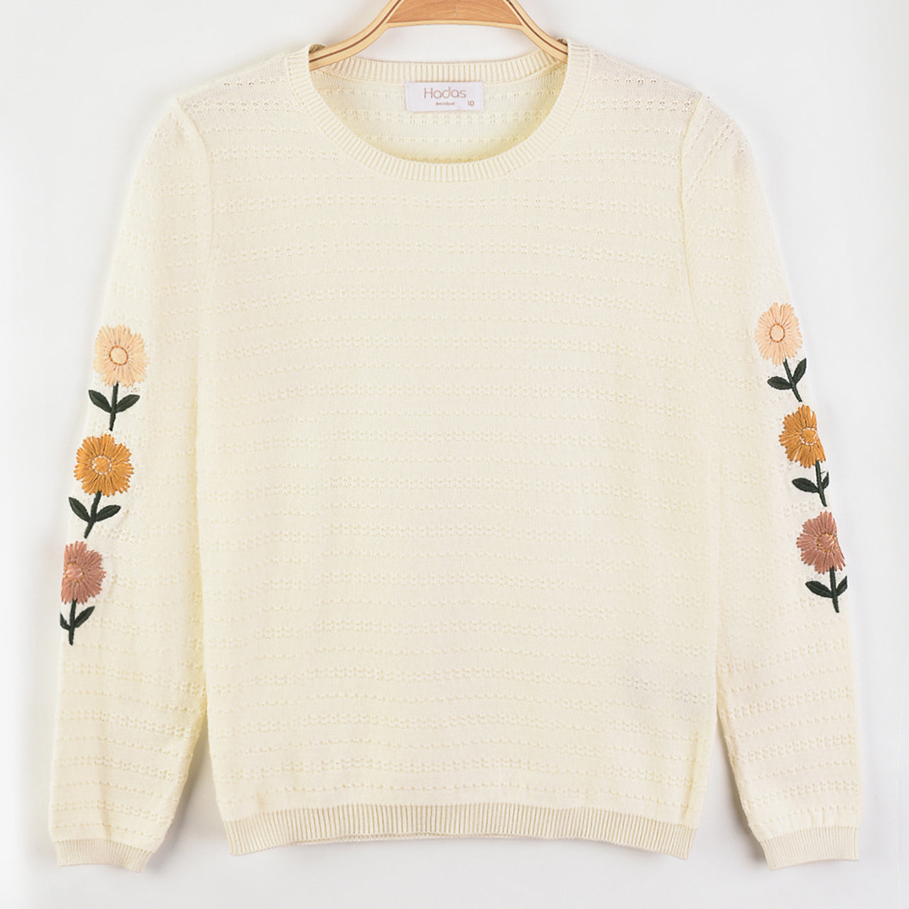 Hadas Floral Knit Sweater