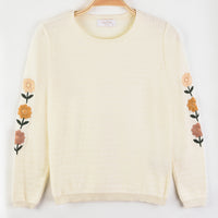 Hadas Floral Knit Sweater