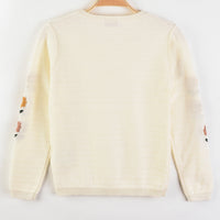 Hadas Floral Knit Sweater