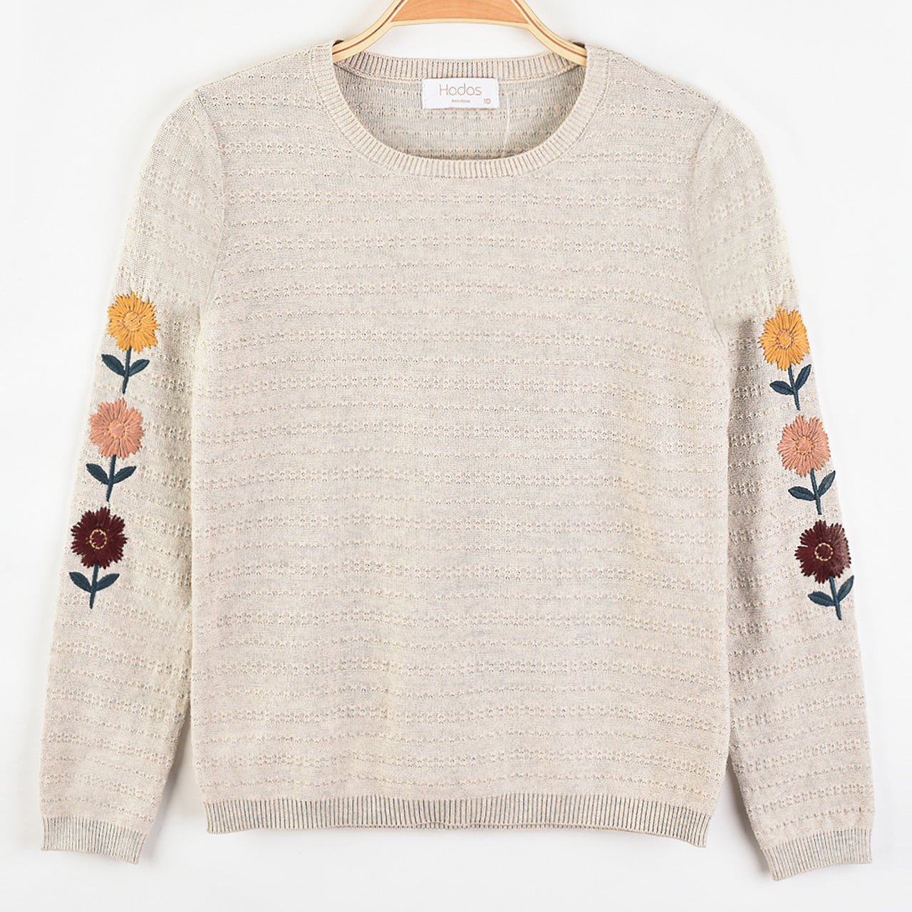 Hadas Floral Knit Sweater