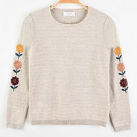 Hadas Floral Knit Sweater