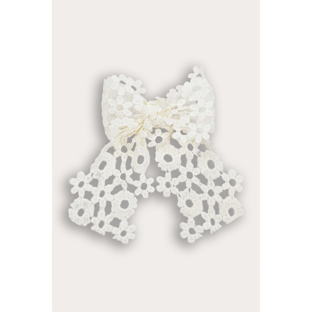 Lace Bow Clip