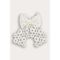 Lace Bow Clip
