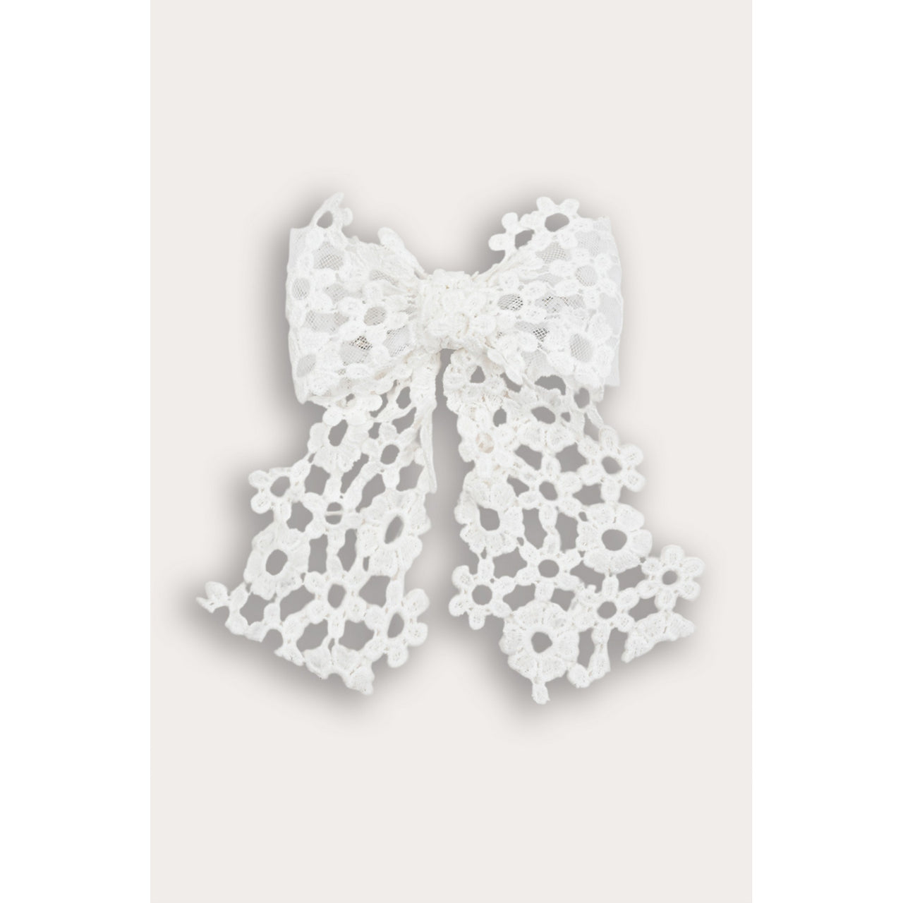 Lace Bow Clip