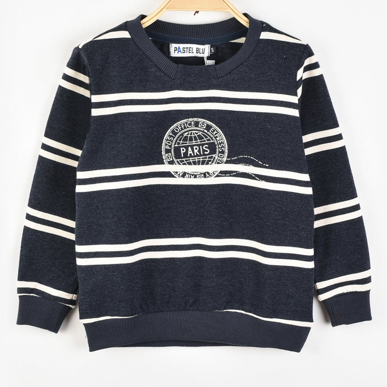 French Terry Striped Shirt