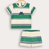 Melange Striped Set