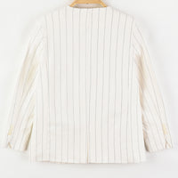 Hadas Striped Linen Blazer