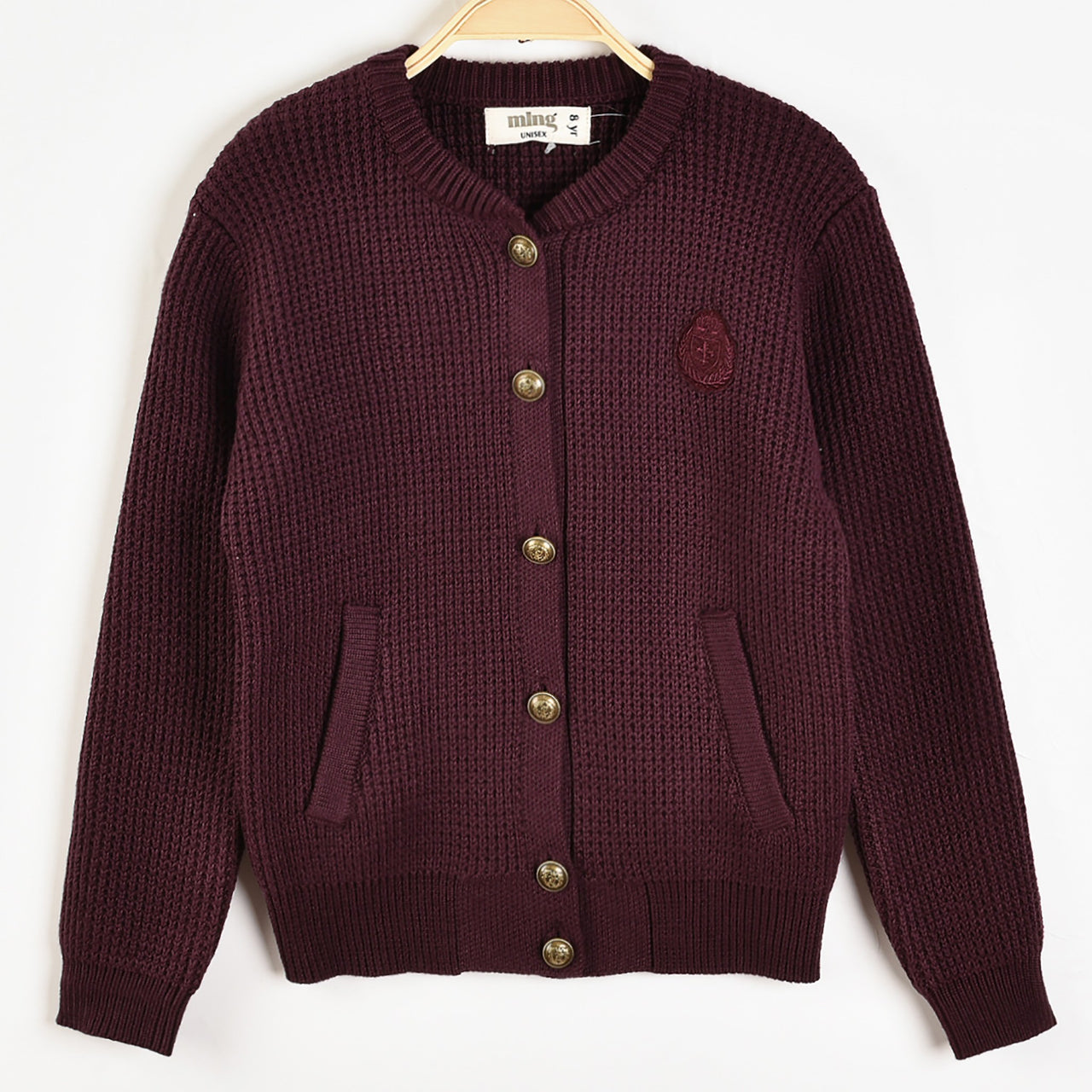 Melange Knit Logo Sweater