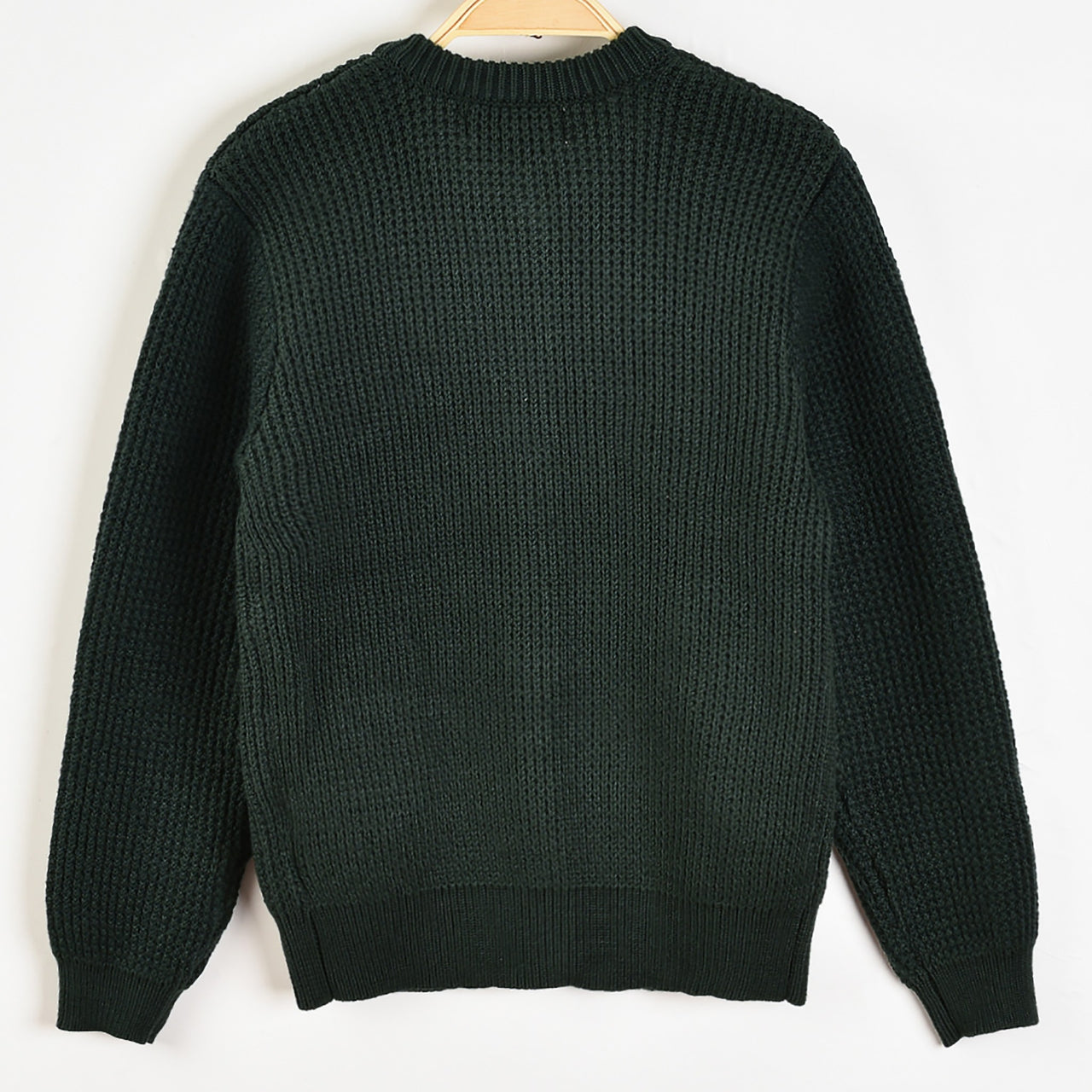 Melange Knit Logo Sweater