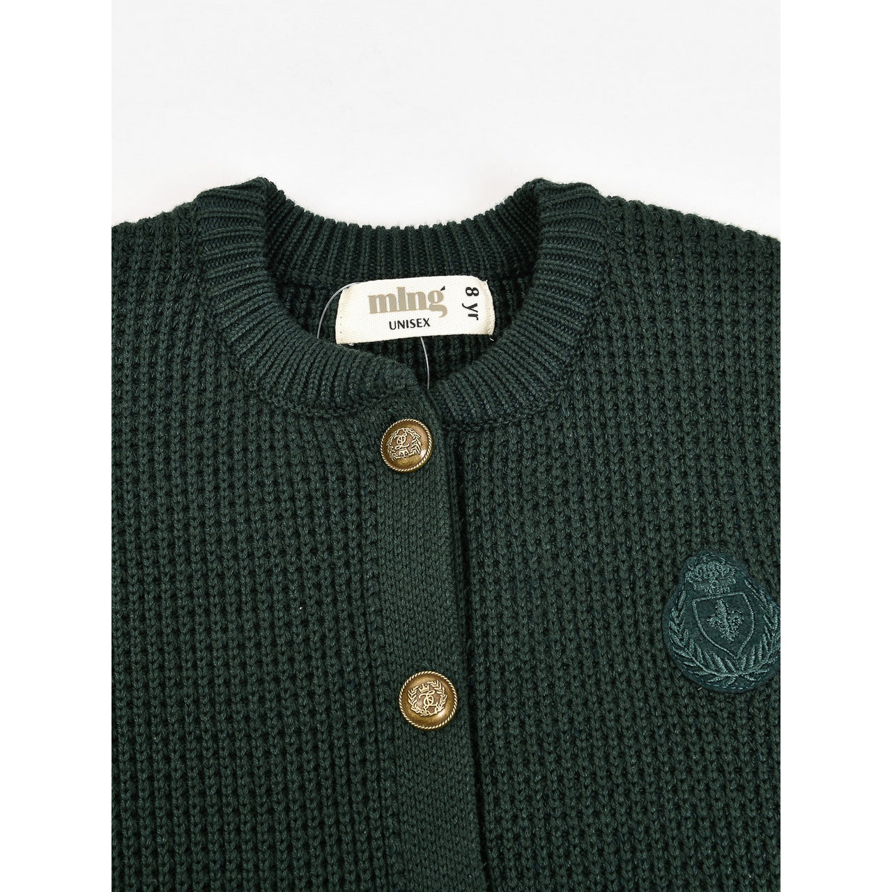 Melange Knit Logo Sweater
