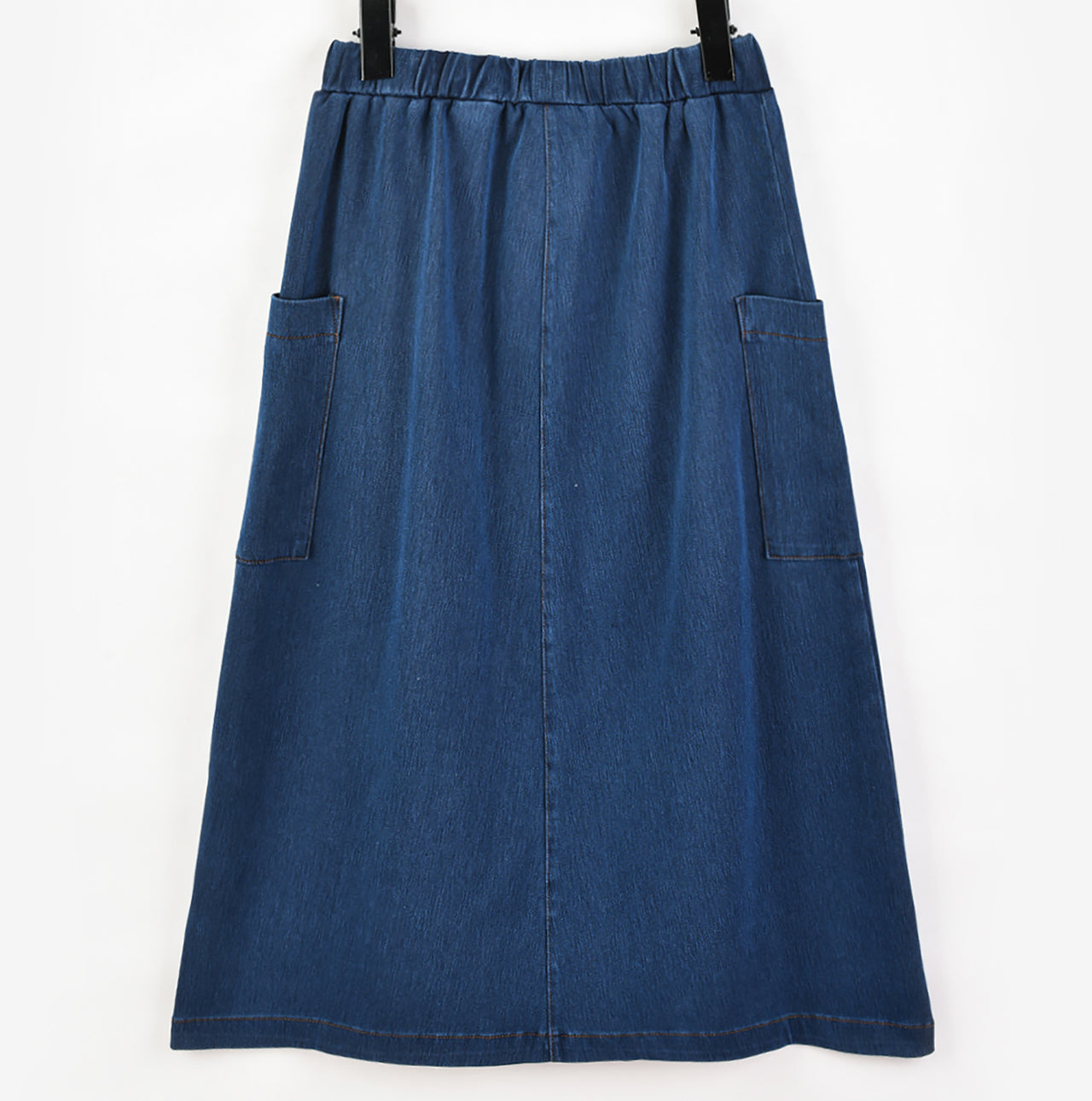 Hadas Long Soft Denim Skirt