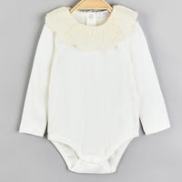 Hadas Baby Lace Collar Onesie