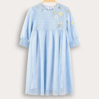 Smock Tulle Dress
