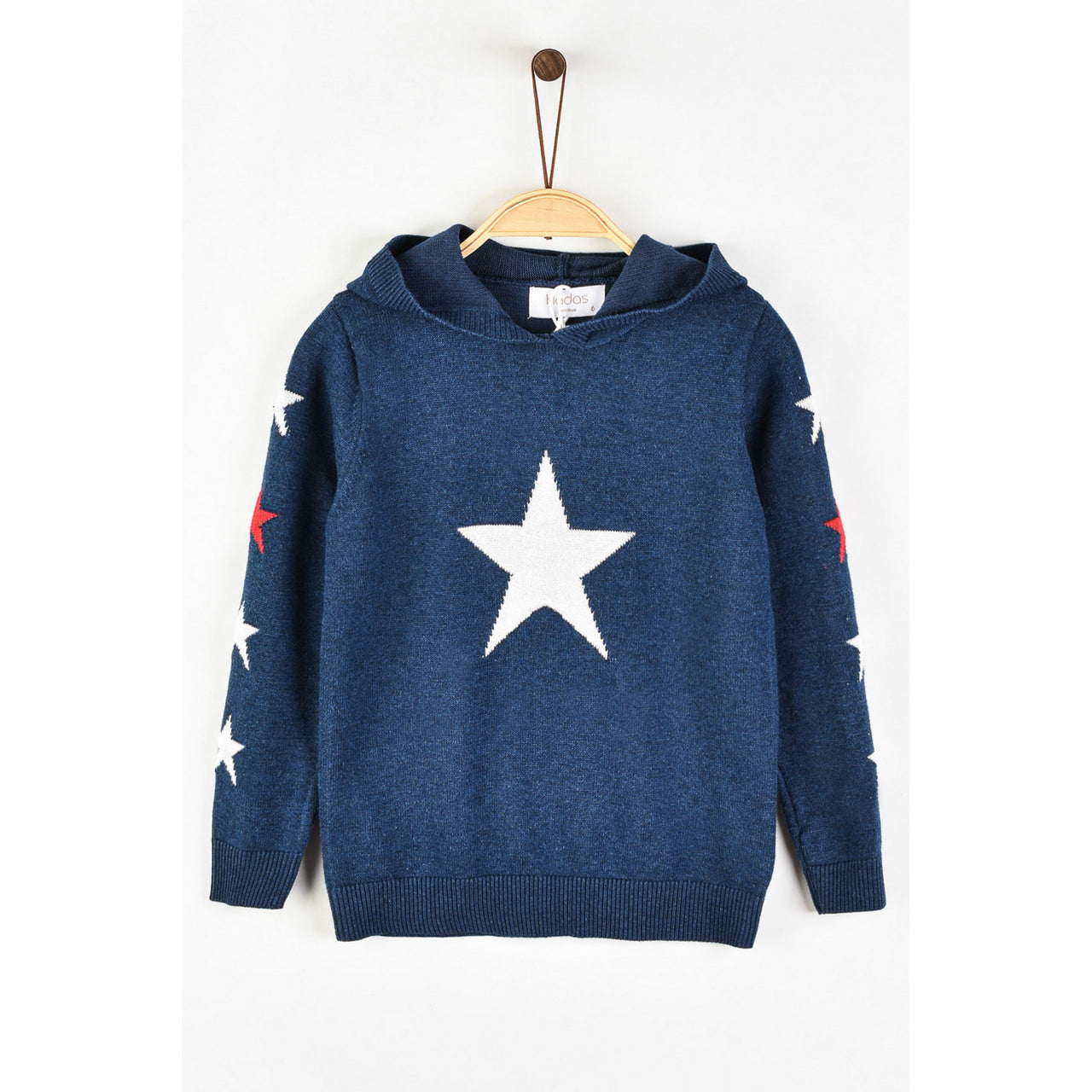 Hadas Boys Knitted Star Hoodie
