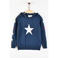 Hadas Boys Knitted Star Hoodie