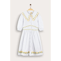 Linen Flowers Dress