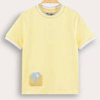S.S Crochet Sleeve Shirt