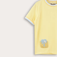 S.S Crochet Sleeve Shirt