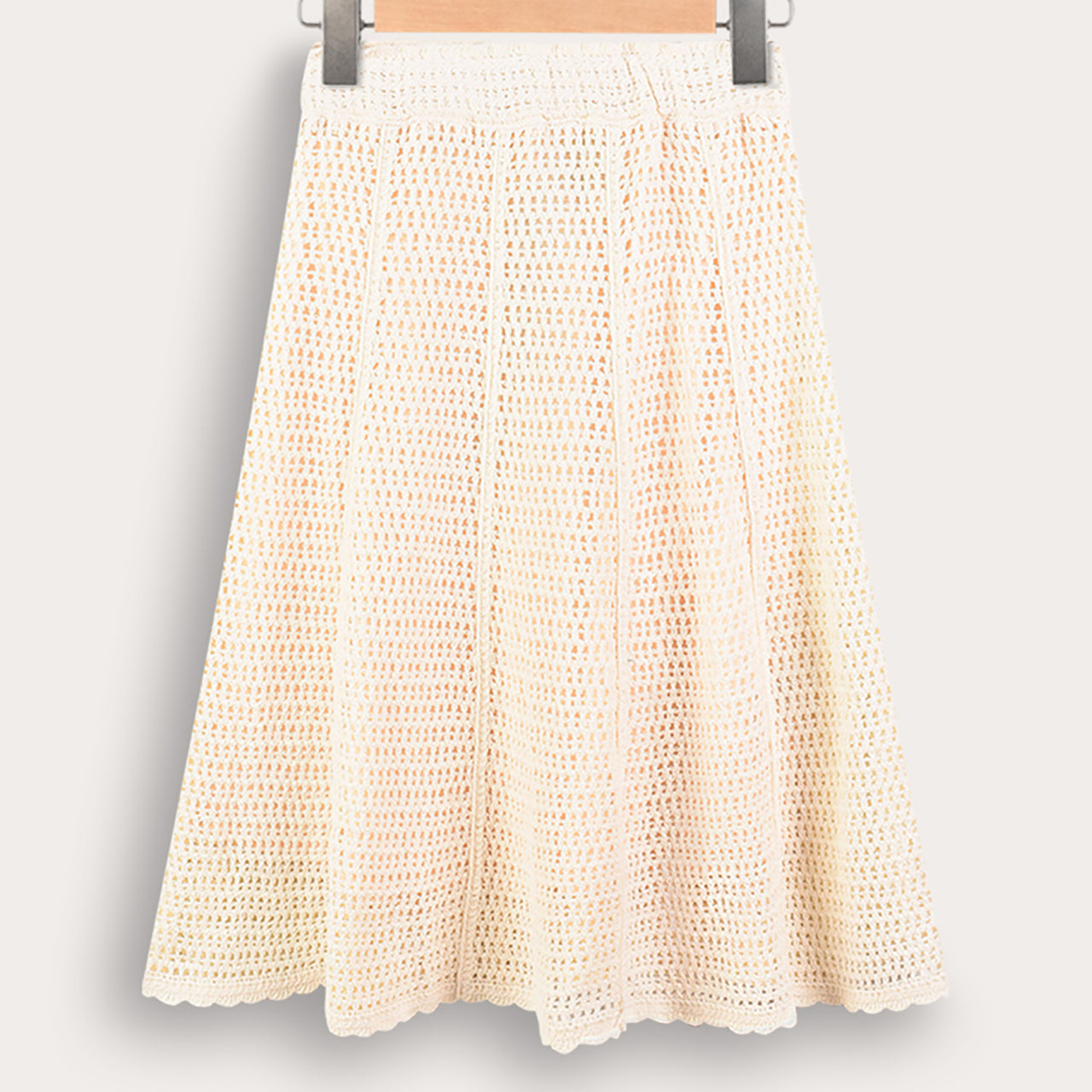 Melange Crochet Skirt