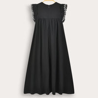 Chevron Ruffle Robe