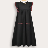 Chevron Ruffle Robe