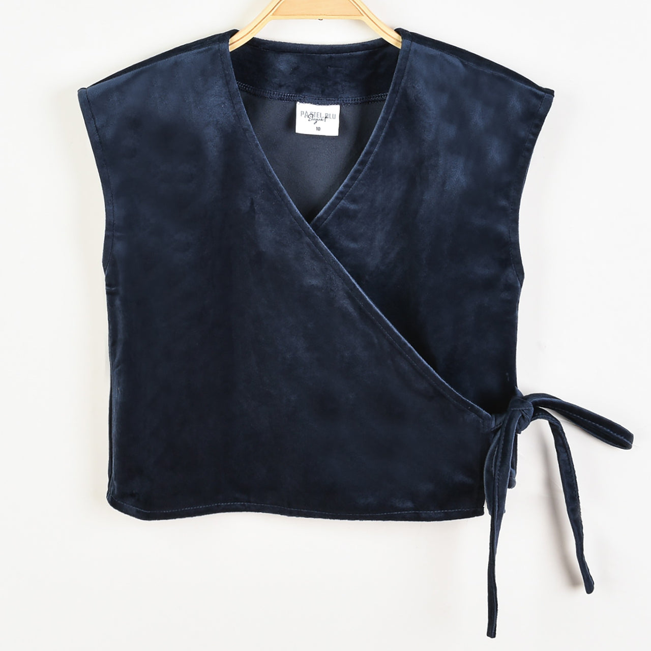 James Velvet Wrap Vest