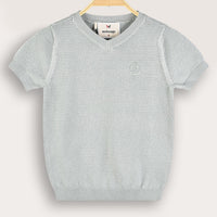 Melange Knit Top