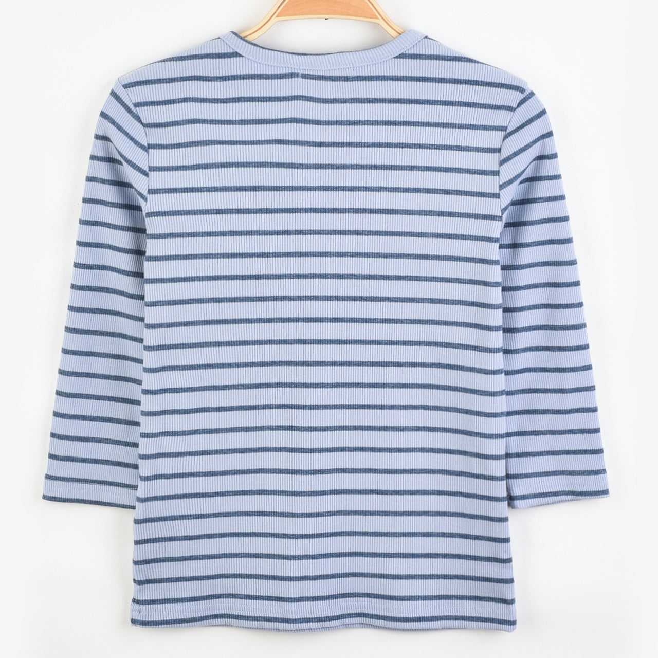 Girls Henley Striped Tee