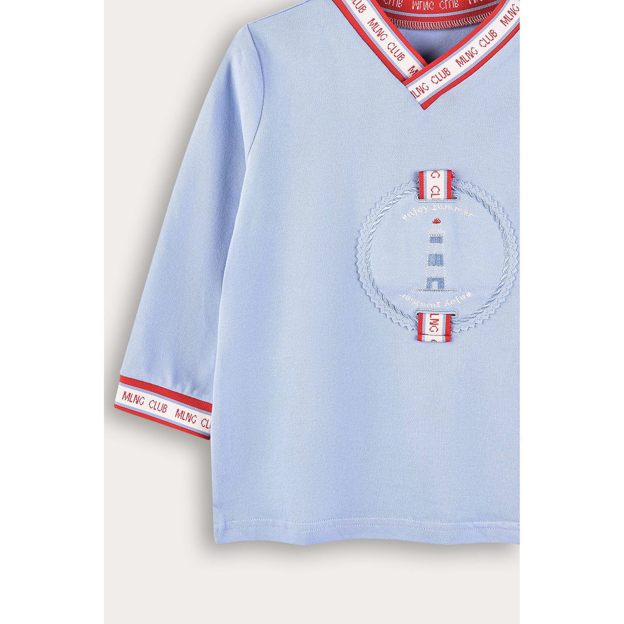 Melange Girls  Logo Polo Top