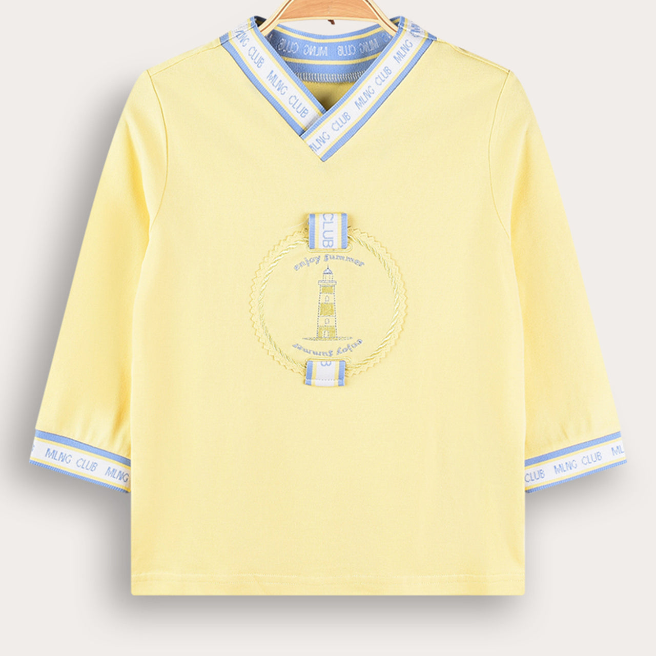 Melange Girls  Logo Polo Top