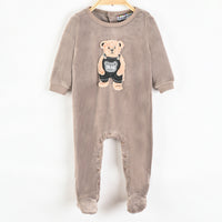 Velour Teddy PJ Stretchie