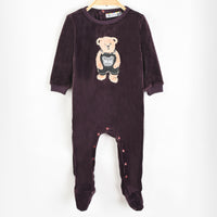 Velour Teddy PJ Stretchie