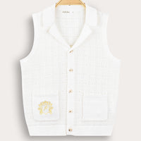 Crochet Knit Vest