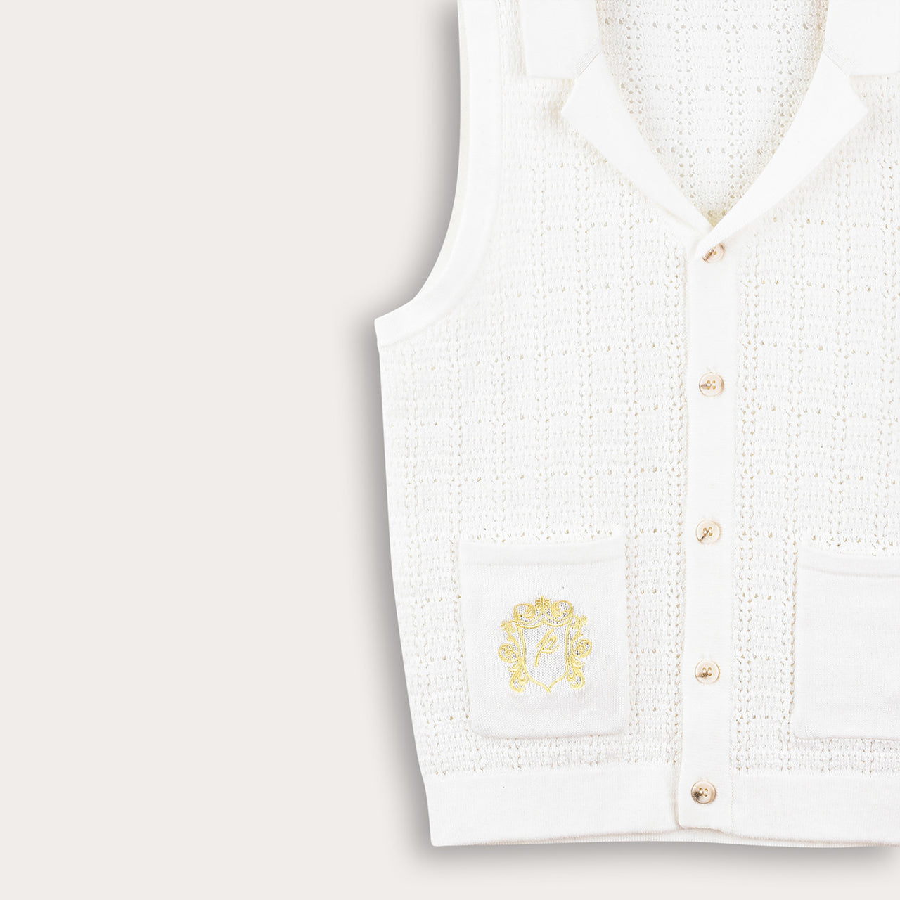 Crochet Knit Vest
