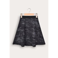 Wash Print Bell Skirt
