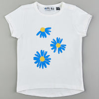 SS Baby Shirt With Flowers