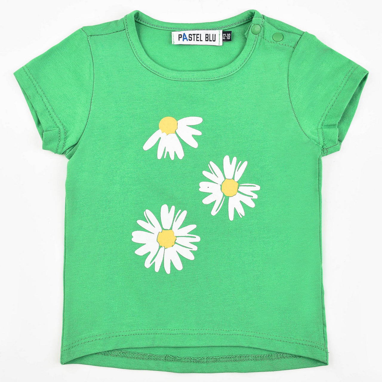 SS Baby Shirt With Flowers