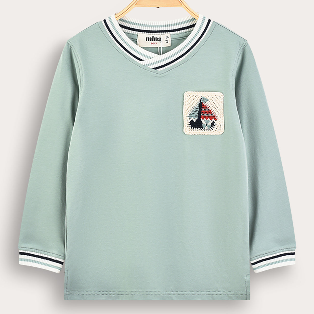 Melange Boys L.S Skyler Top