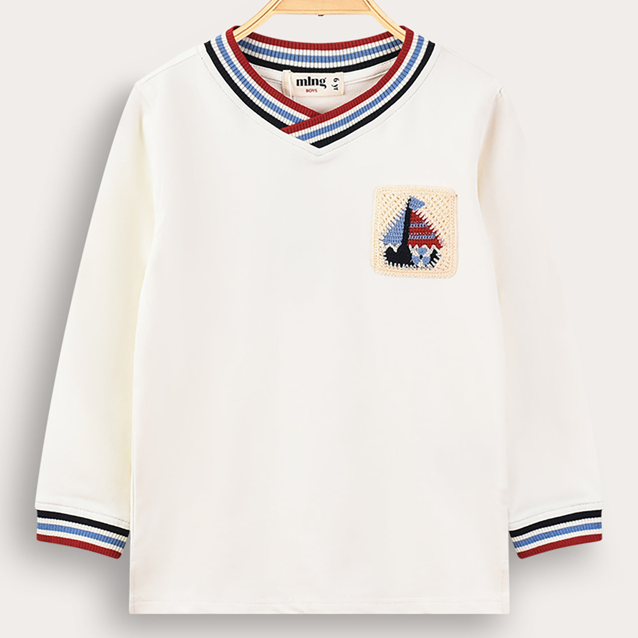 Melange Boys L.S Skyler Top