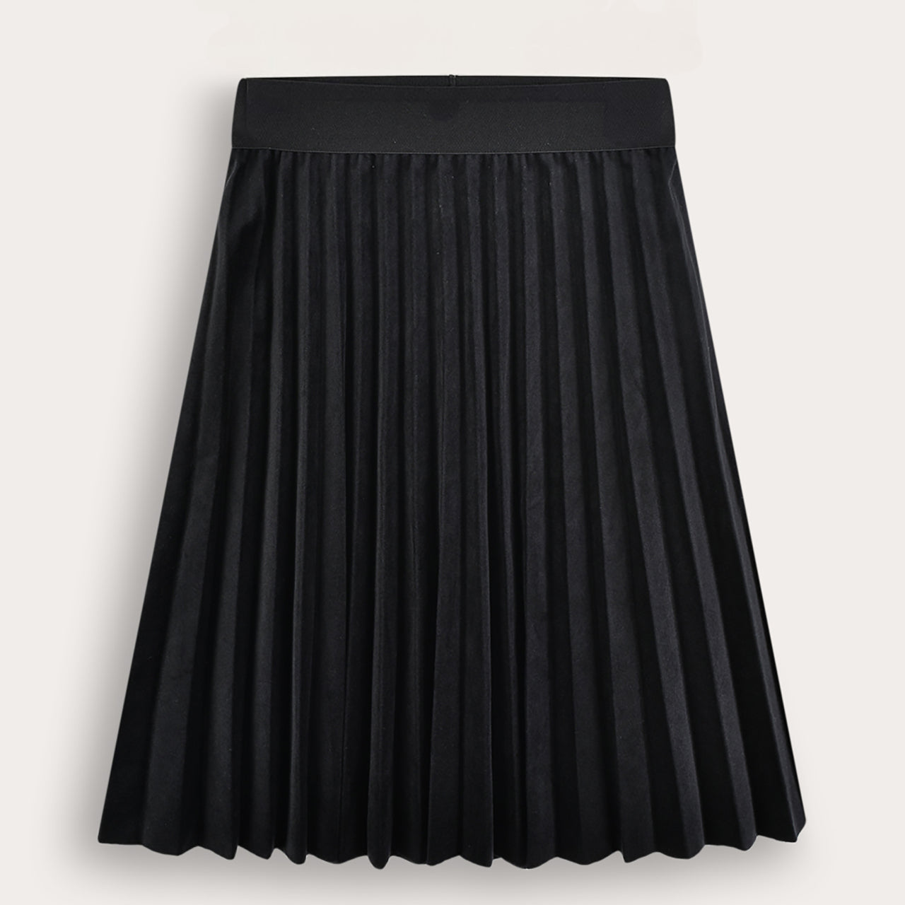 Velvet Pleated Skirt
