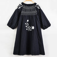 Hadas Linen Striped Dress