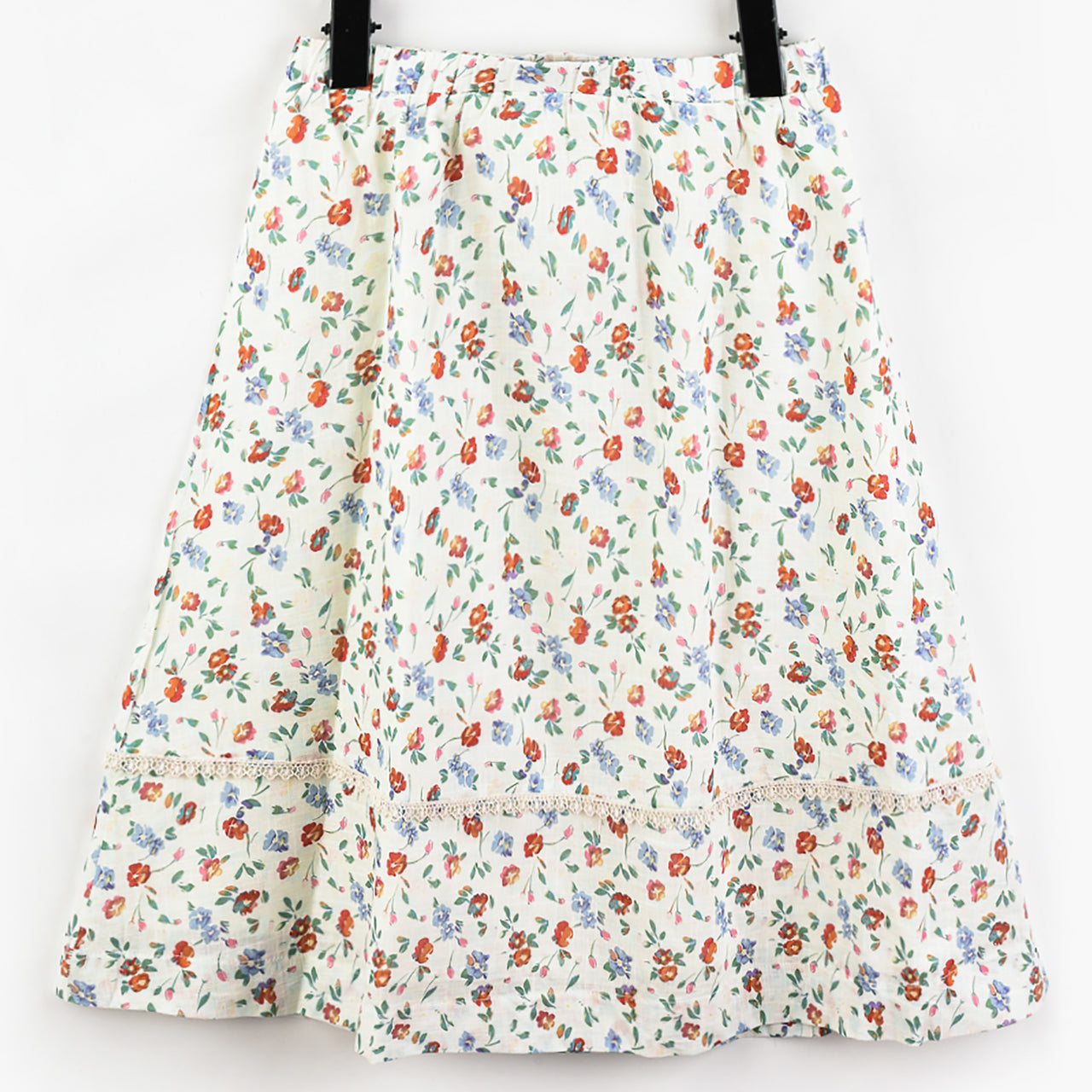 Hadas Lace and Cotton Skirt