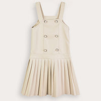 Pleather Pleated Jumper